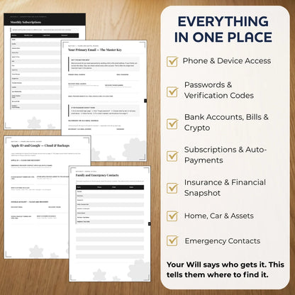End Of Life Planner & Journal (USA Edition)