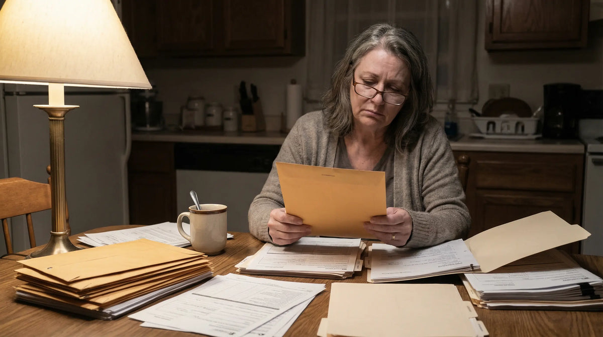 Family reviewing estate paperwork